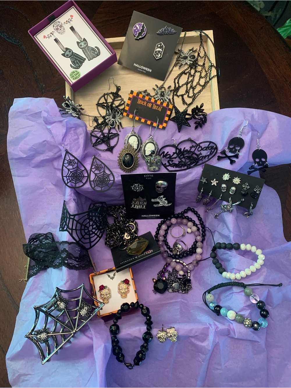 Halloween Gothic Jewelry Lot